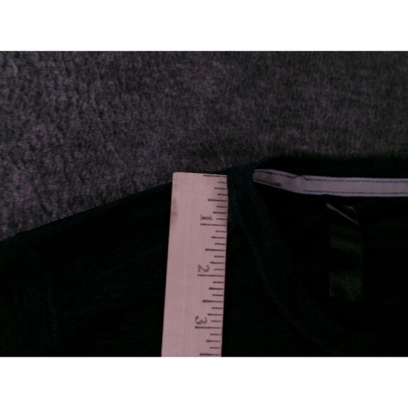 The North Face Shirt Mens S FlashDry Pocket Short Sleeve Navy Striped Tee - Picture 6 of 12